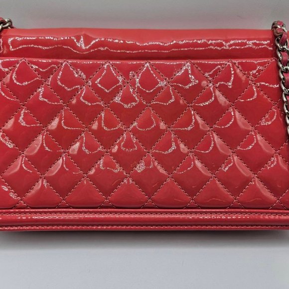 Chanel Lego Hot Pink Patent Brick Ombre Patent Flap - Picture 12 of 16